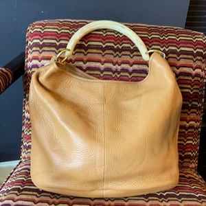 J. Crew Leather Purse with Horn Handle